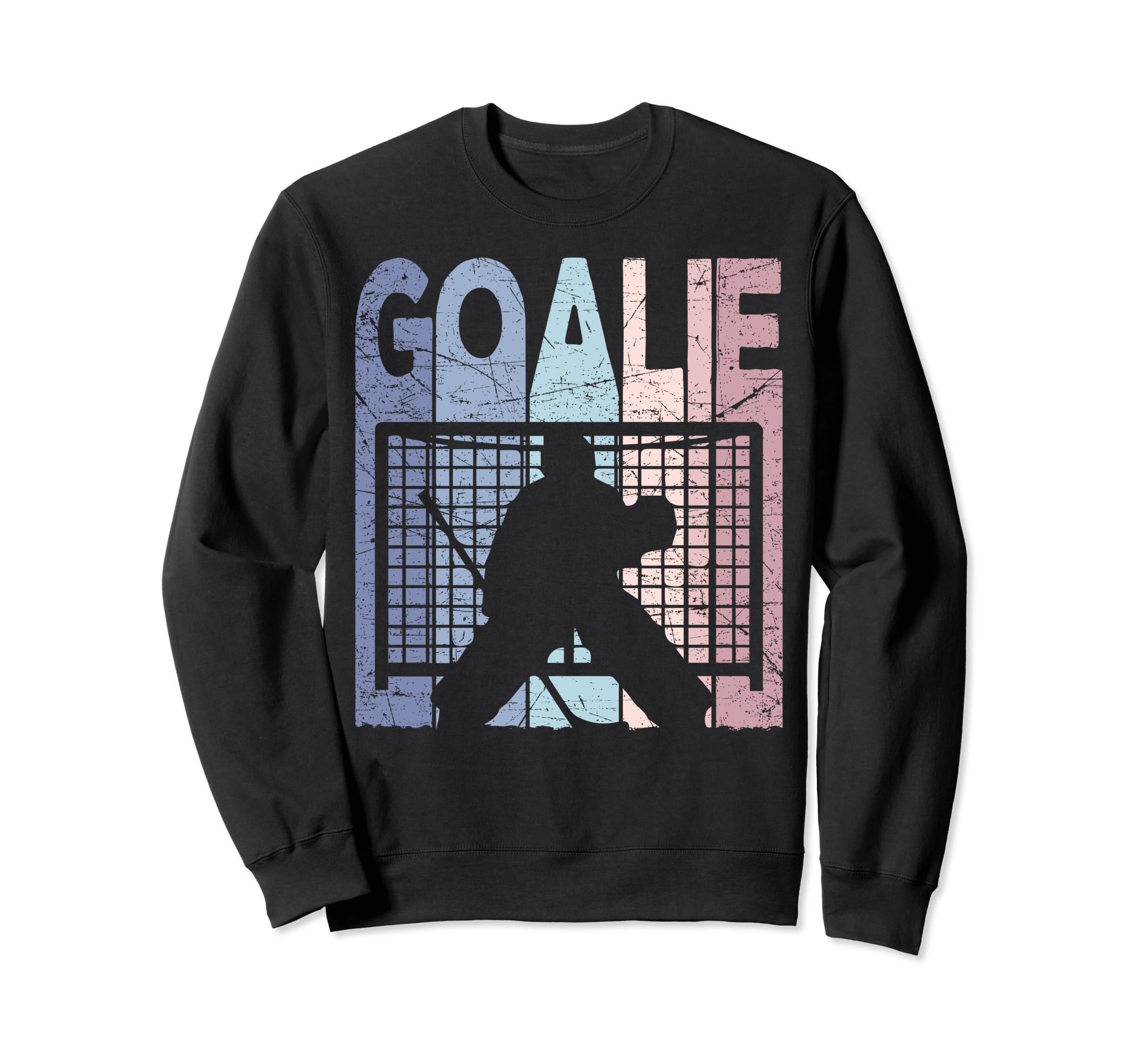 Ice Hockey Goalie Ice Hockey Sweatshirt - Aesthetic Graphic for Adults - T-Shirt, Sweatshirt, Hoodie