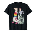 Rollerskates Roll Beat Funny 70S 80S T-Shirt - Unique Graphic Unisex - T-Shirt, Sweatshirt, Hoodie
