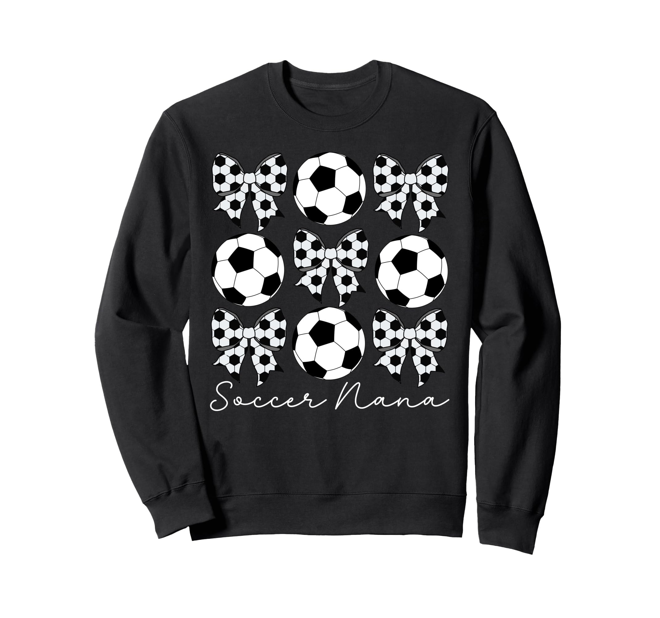 Soccer Nana Coquette Nana Soccer Sweatshirt - Unique Graphic for Adults - T-Shirt, Sweatshirt, Hoodie
