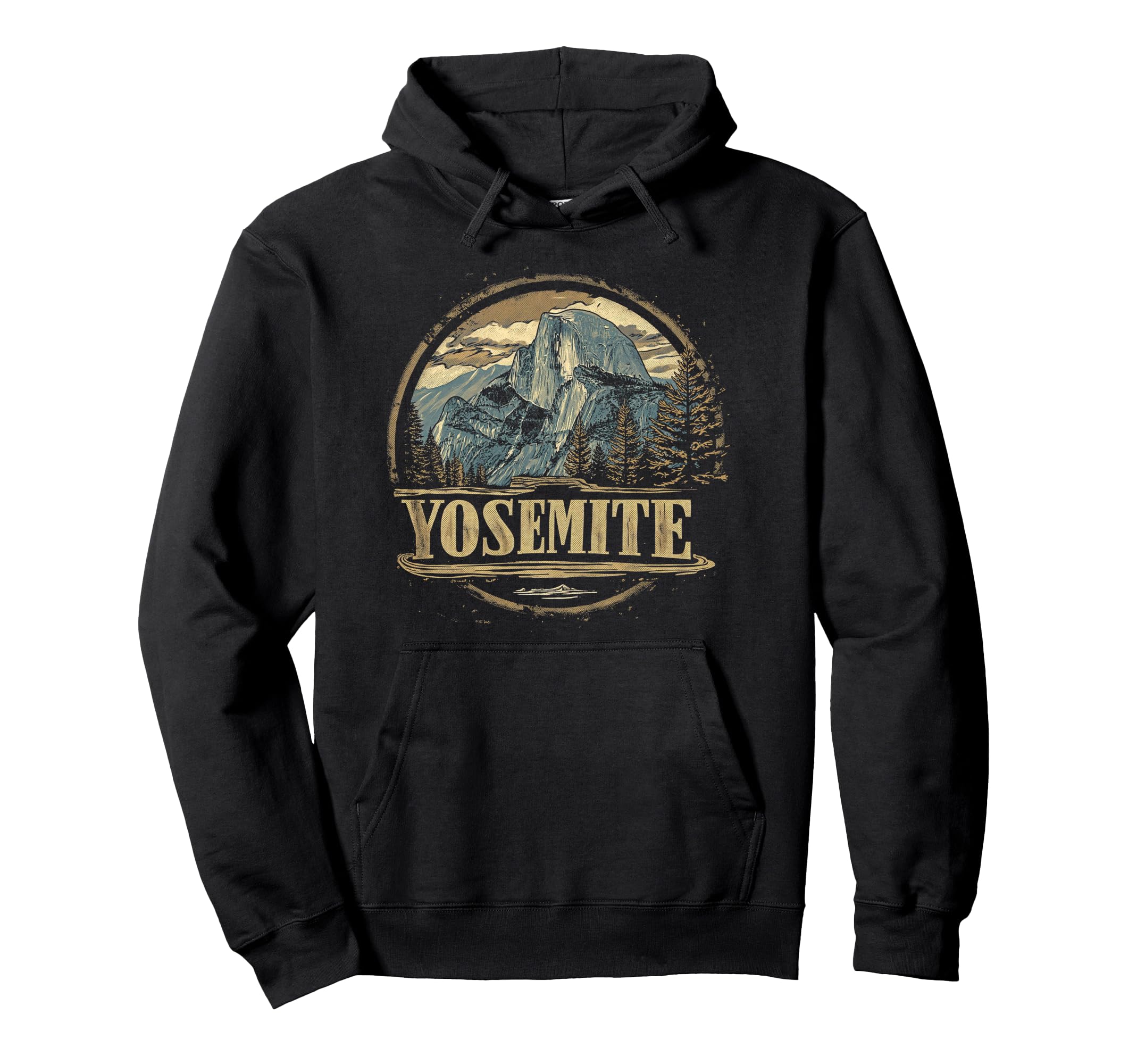 Yosemite Us National Park Hoodie - Unique Graphic Men Women - T-Shirt, Sweatshirt, Hoodie