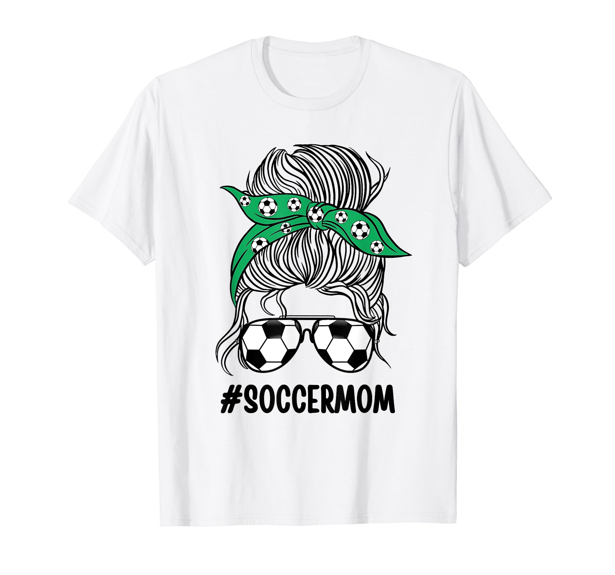 Soccermom Watching Sport Game Outfit T-Shirt - Graphic Print for Adults - T-Shirt, Sweatshirt, Hoodie