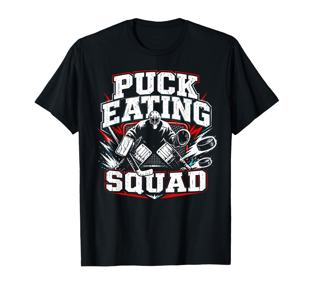 Ice Hockey Goalie Team Goalkeeper Hockey T-Shirt - Trendy Graphic Men Women - T-Shirt, Sweatshirt, Hoodie
