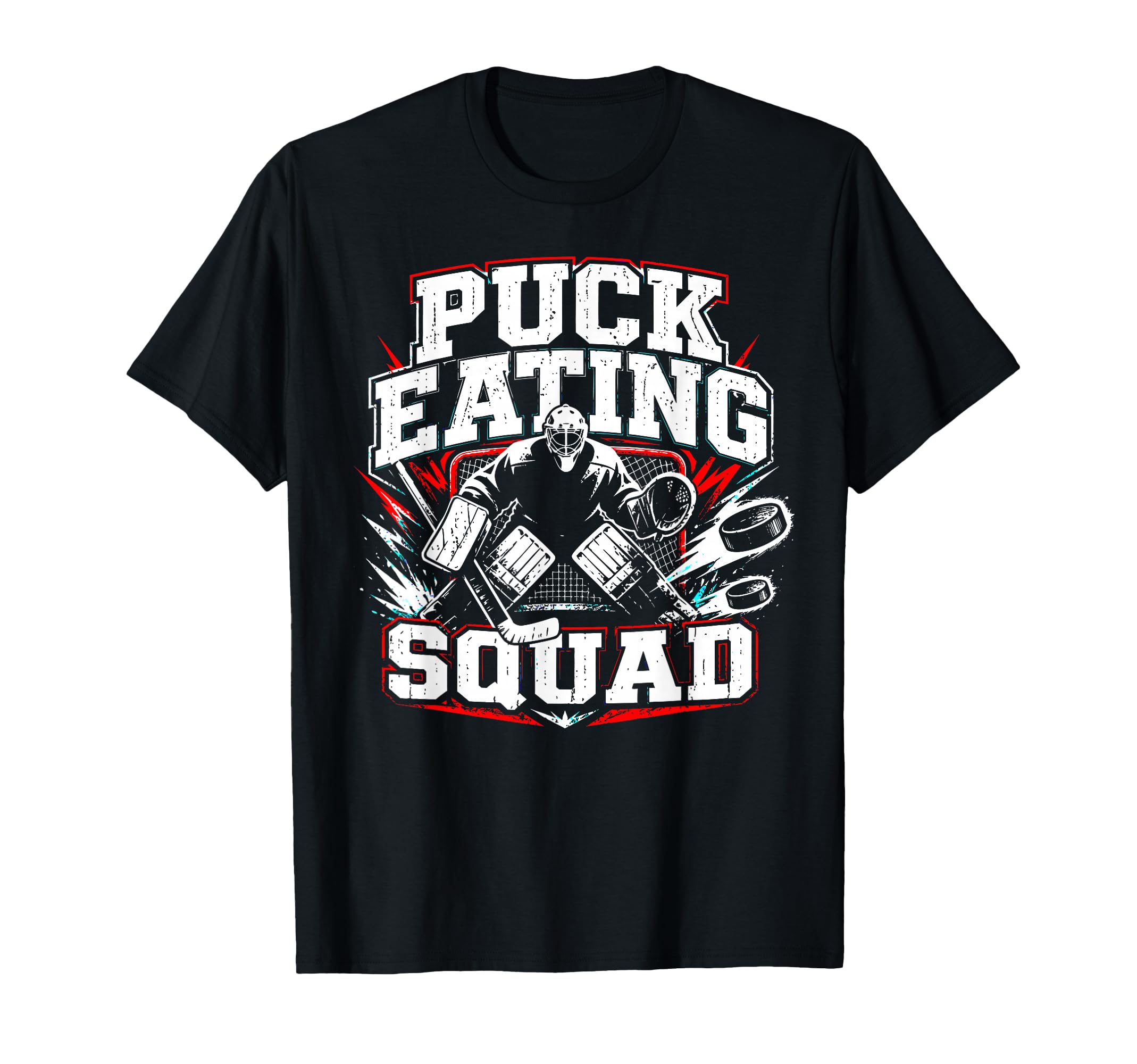 Ice Hockey Goalie Team Goalkeeper Hockey T-Shirt - Trendy Graphic Men Women - T-Shirt, Sweatshirt, Hoodie