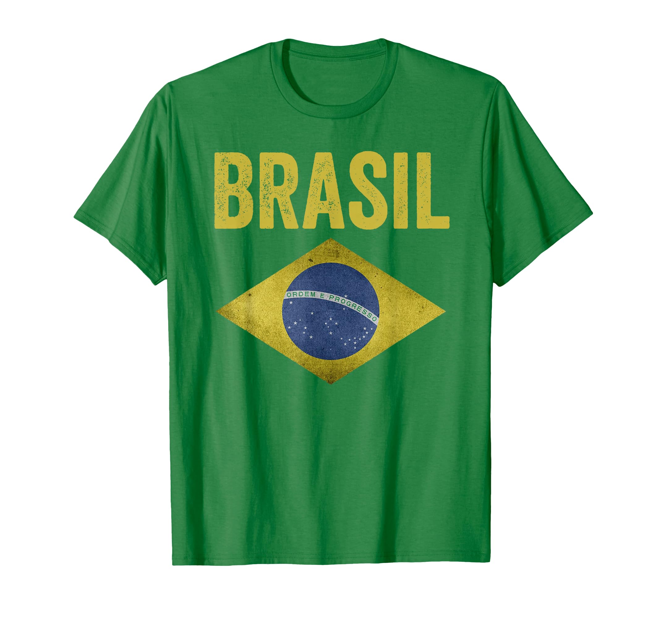 Brasil Flag Soccer Brazilian Football T-Shirt - Custom Art Print for Adults - T-Shirt, Sweatshirt, Hoodie