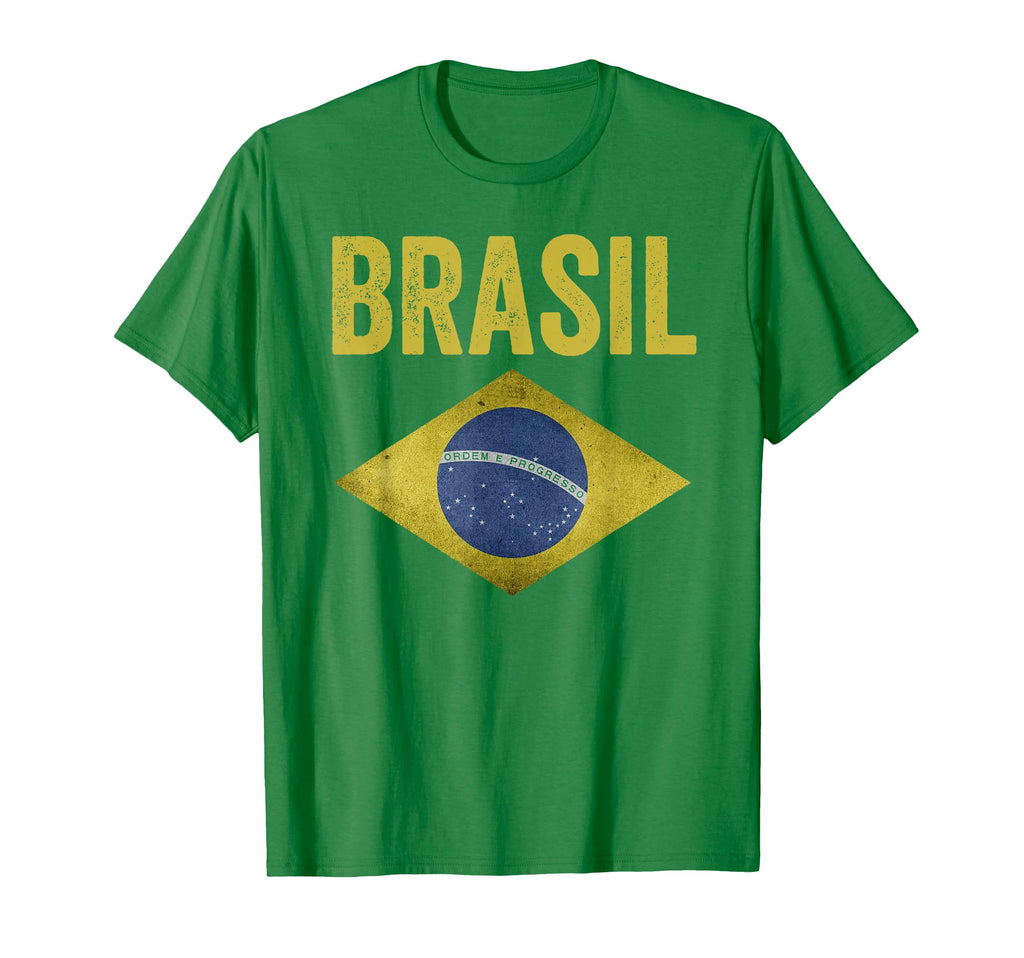 Brasil Flag Soccer Brazilian Football T-Shirt - Graphic Print Men Women - T-Shirt, Sweatshirt, Hoodie