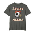 Soccer Meema Bandana Leopard Heart T-Shirt - Aesthetic Graphic Men Women - T-Shirt, Sweatshirt, Hoodie