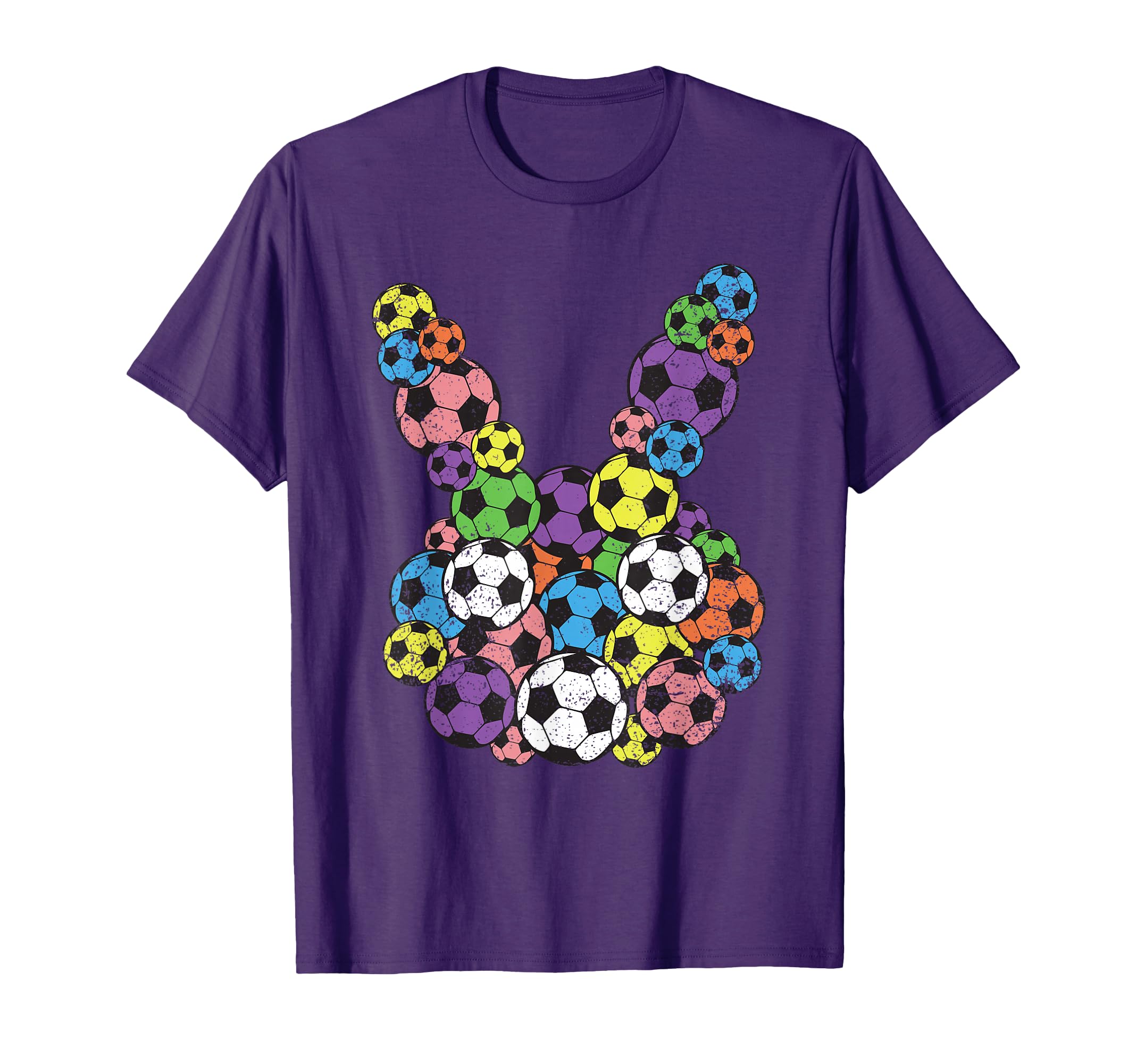 Easter Soccer Lover Bunny Head Ball T-Shirt - Unique Graphic for Adults - T-Shirt, Sweatshirt, Hoodie
