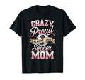 Crazy Proud Always Loud Soccer Mom T-Shirt - Unique Graphic for Adults - T-Shirt, Sweatshirt, Hoodie