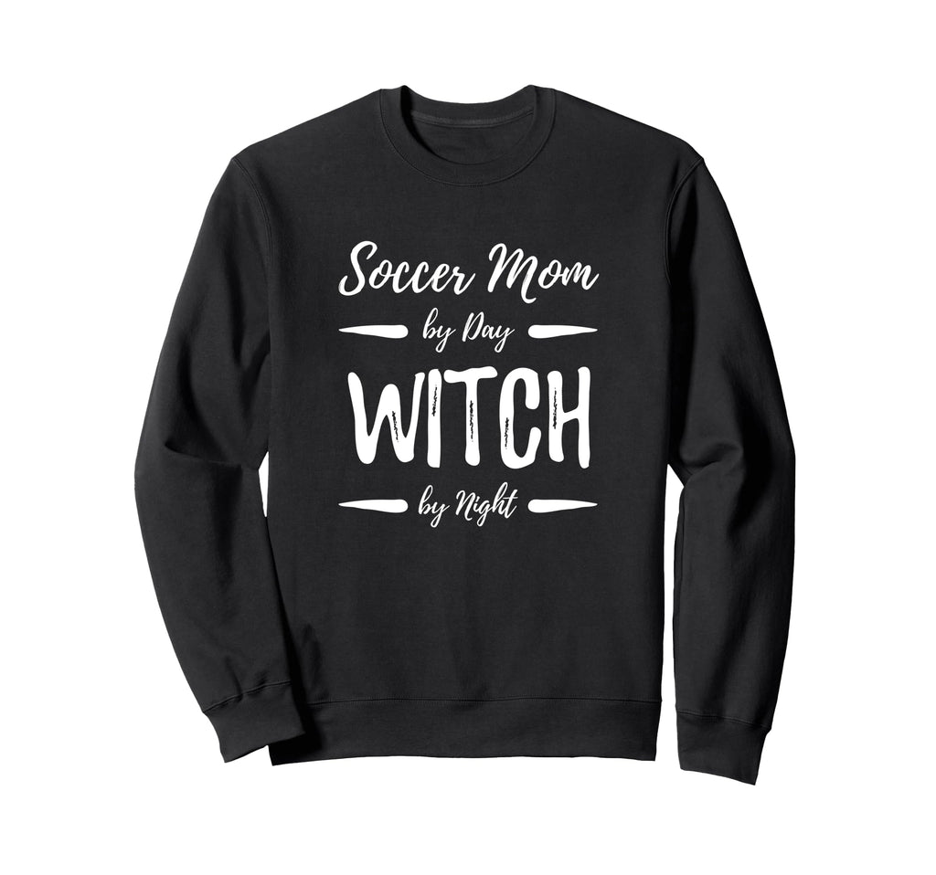 Soccer Mom Witch Funny Halloween Sweatshirt - Trendy Graphic Men Women - T-Shirt, Sweatshirt, Hoodie