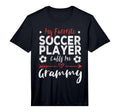 Mens My Favorite Soccer Player Calls Me T-Shirt - Minimalist Print Unisex - T-Shirt, Sweatshirt, Hoodie