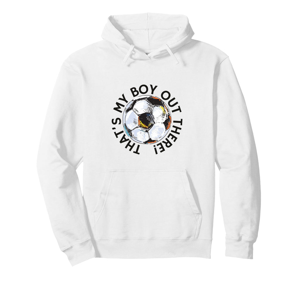 Thats My Out There Soccer Mom Dad Hoodie - Minimalist Print for Adults - T-Shirt, Sweatshirt, Hoodie