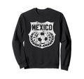 Mexico Soccer Distressed Shield Badge Sweatshirt - Graphic Print Unisex - T-Shirt, Sweatshirt, Hoodie