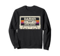Damien First Name Cassette Tape Sweatshirt - Trendy Graphic Unisex - T-Shirt, Sweatshirt, Hoodie