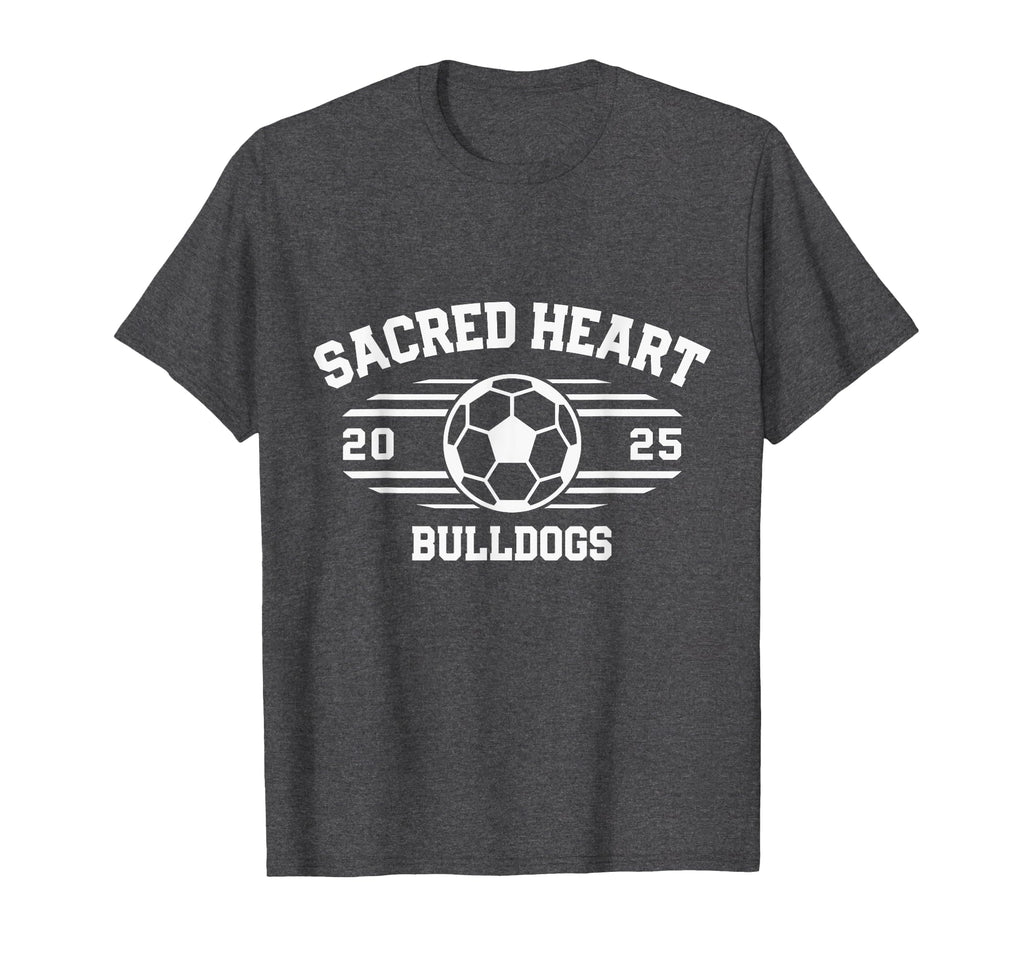 Sacred Heart Bulldogs Soccer T-Shirt - Casual Everyday Wear for Adults - T-Shirt, Sweatshirt, Hoodie