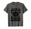 Funny Pinball Gamer Flipper Flipping T-Shirt - Minimalist Print Men Women - T-Shirt, Sweatshirt, Hoodie