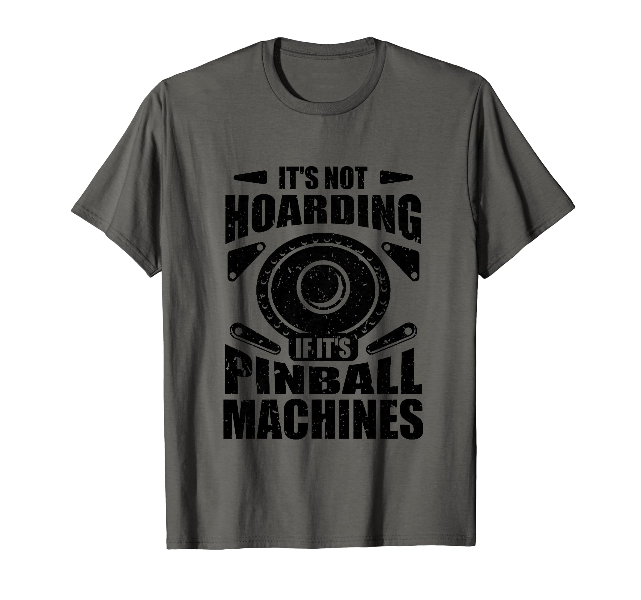 Funny Pinball Gamer Flipper Flipping T-Shirt - Minimalist Print Men Women - T-Shirt, Sweatshirt, Hoodie
