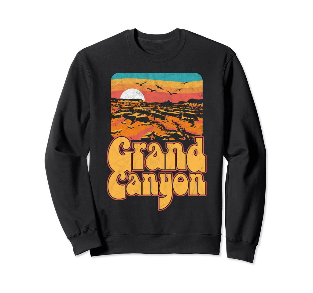 80S Grand Canyon National Park Sweatshirt - Minimalist Print Unisex - T-Shirt, Sweatshirt, Hoodie
