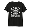 Mens Funny Hockey Goalie Grandpa Hockey T-Shirt - Streetwear Style Unisex - T-Shirt, Sweatshirt, Hoodie