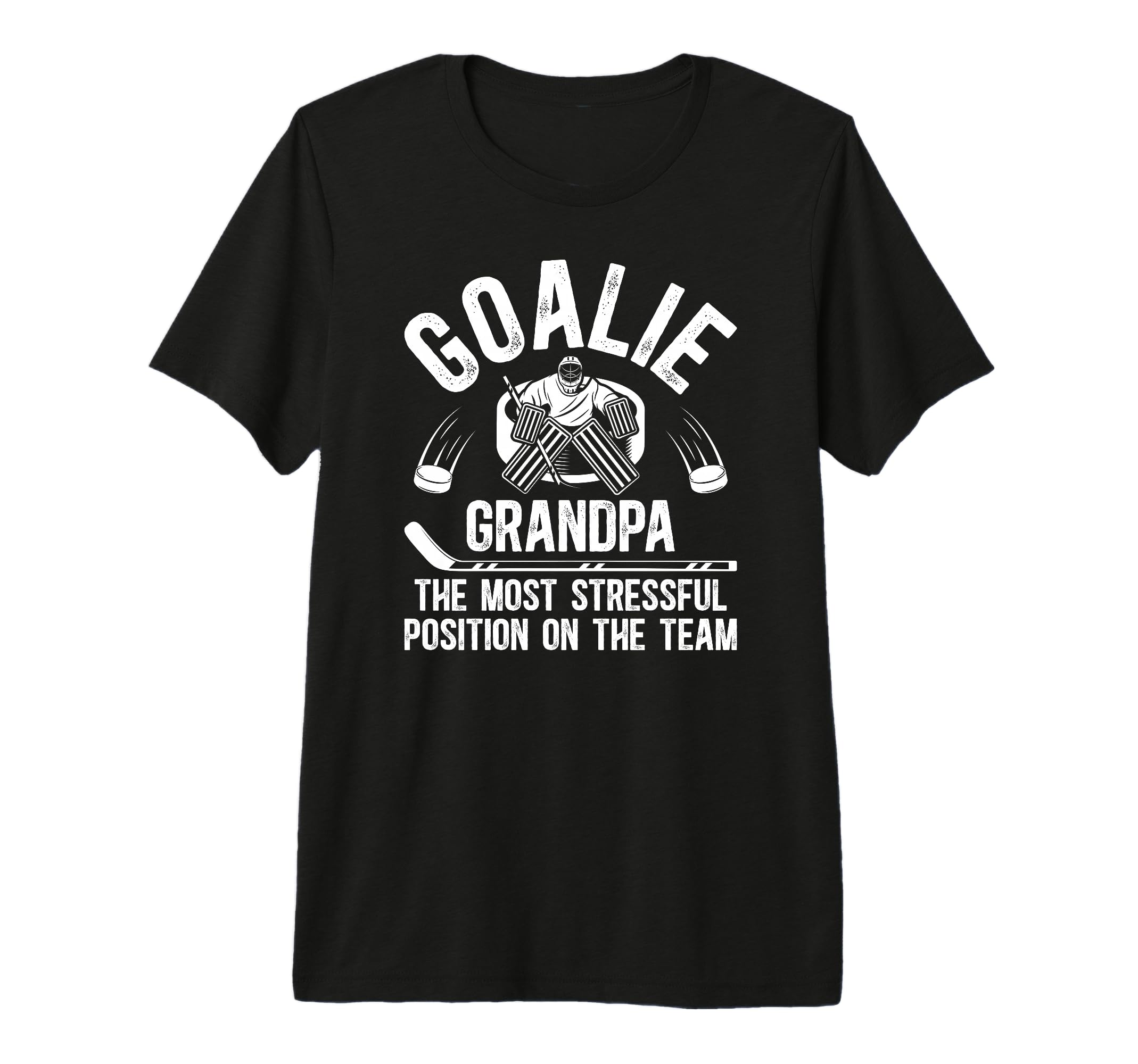 Mens Funny Hockey Goalie Grandpa Hockey T-Shirt - Streetwear Style Unisex - T-Shirt, Sweatshirt, Hoodie