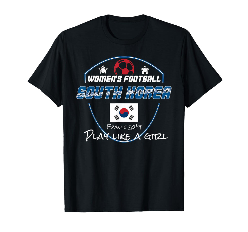 South Korea Womens Football Jersey T-Shirt - Fun Novelty Design for Adults - T-Shirt, Sweatshirt, Hoodie
