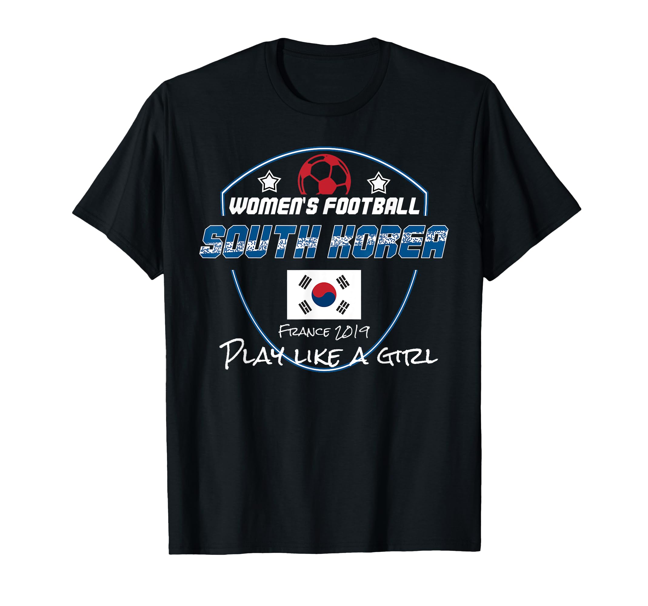 South Korea Womens Football Jersey T-Shirt - Fun Novelty Design for Adults - T-Shirt, Sweatshirt, Hoodie