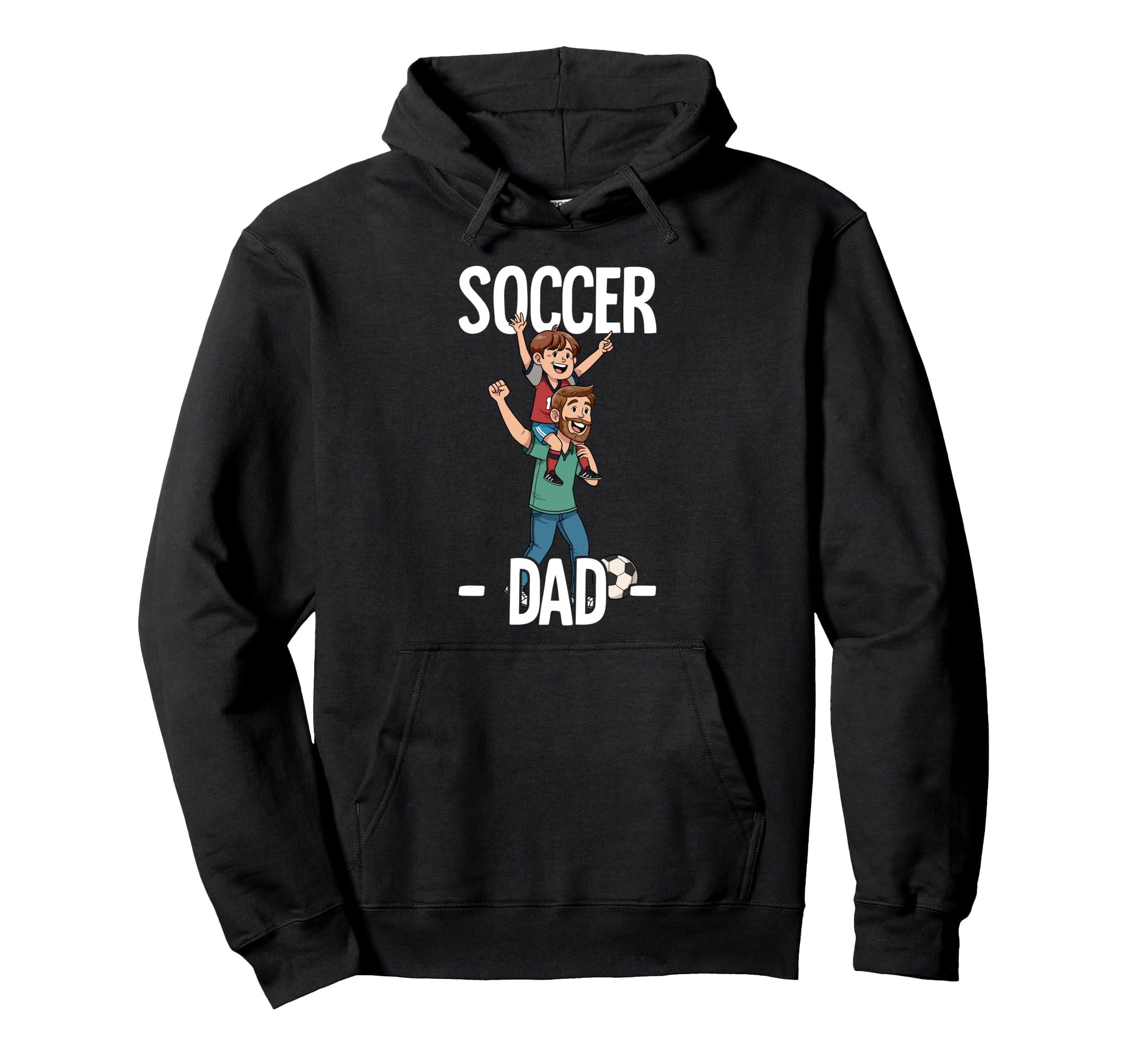 Soccer Dad Hoodie - Minimalist Print Men Women - T-Shirt, Sweatshirt, Hoodie