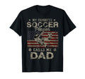 My Favorite Soccer Player Calls Me Dad T-Shirt - Graphic Print Men Women - T-Shirt, Sweatshirt, Hoodie