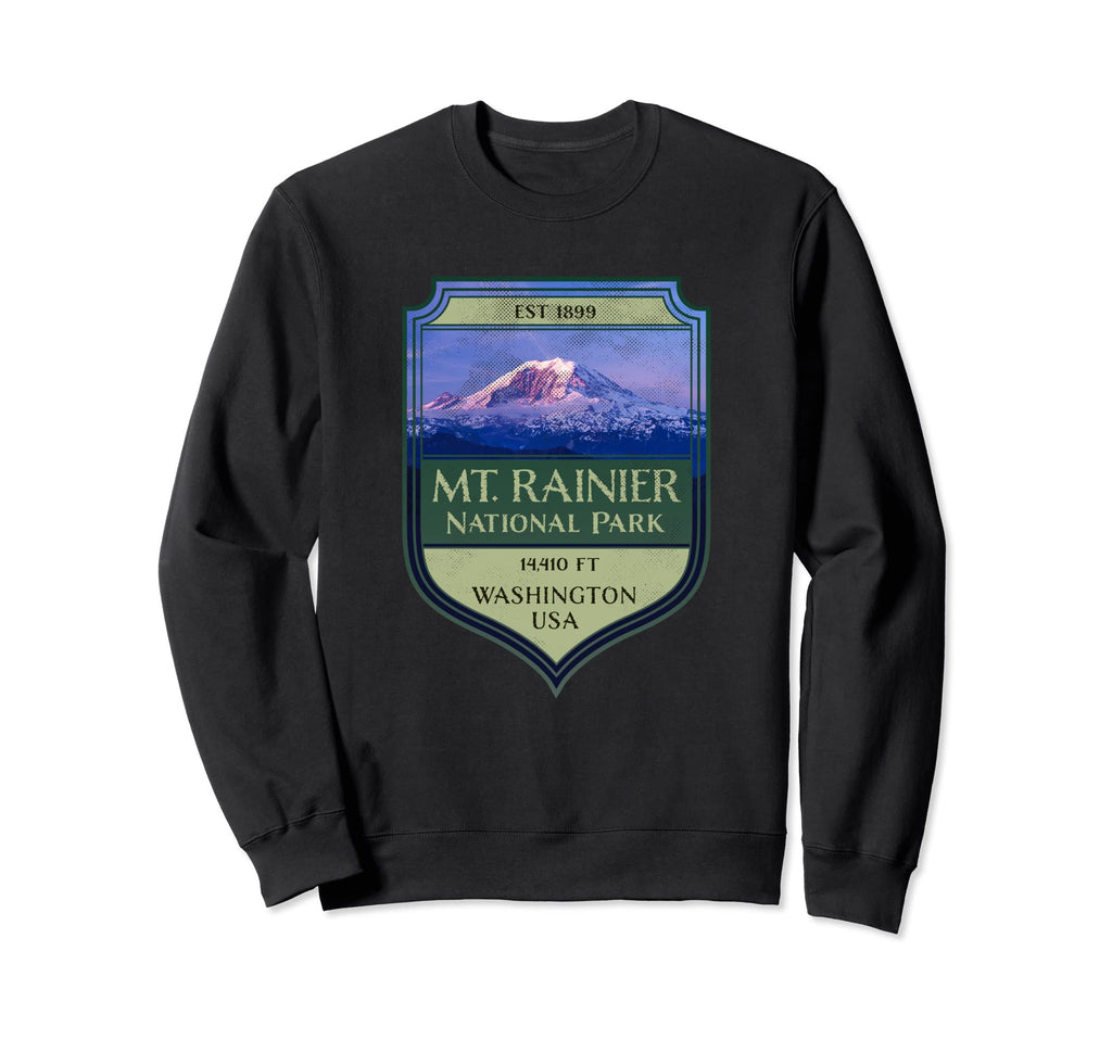 Mt Rainier National Park Sweatshirt - Casual Everyday Wear Men Women - T-Shirt, Sweatshirt, Hoodie