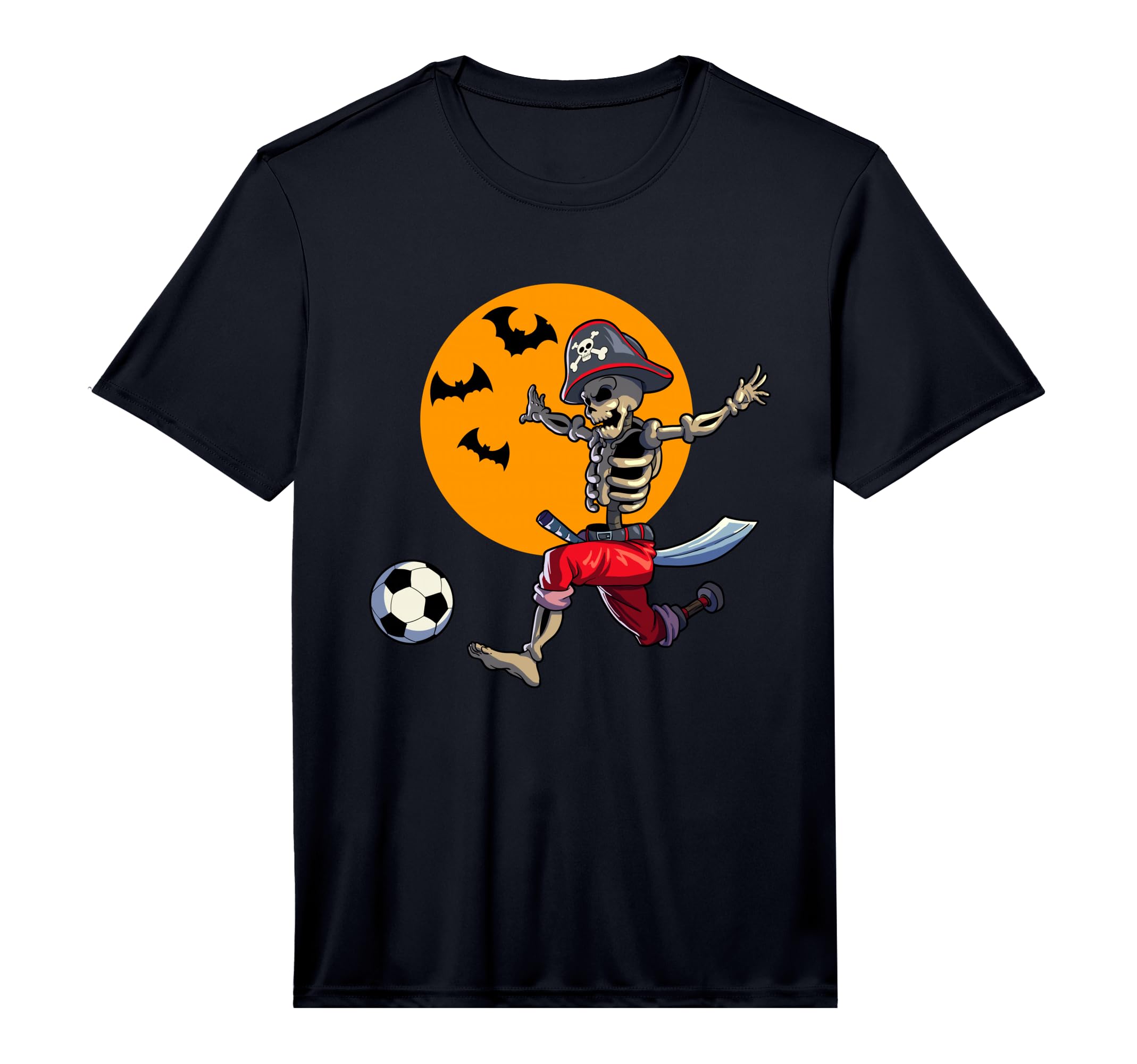 Soccer Skeleton Halloween Soccer T-Shirt - Streetwear Style for Adults - T-Shirt, Sweatshirt, Hoodie