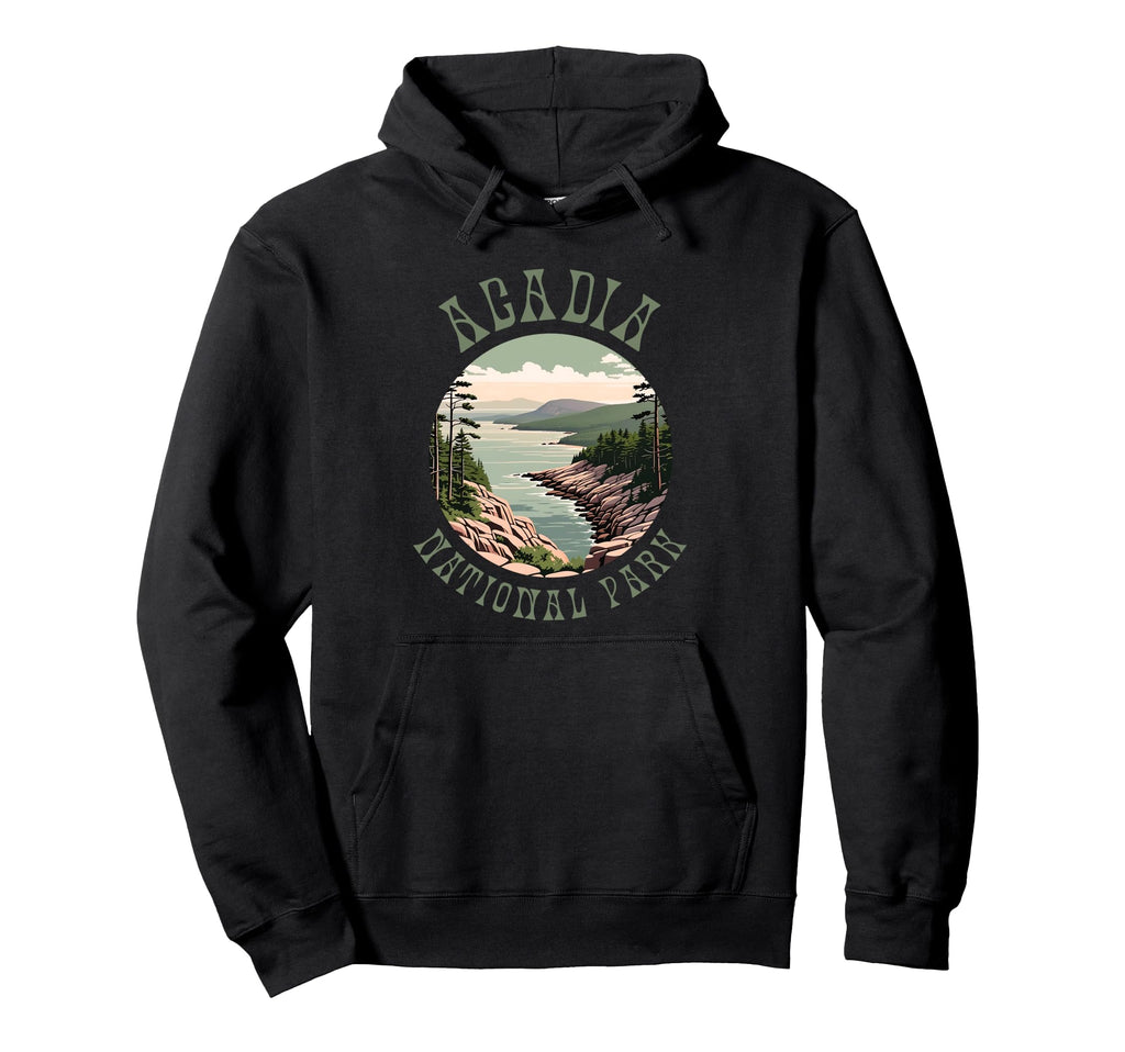 Acadia National Park Maine Bar Harbor Hoodie - Streetwear Style Men Women - T-Shirt, Sweatshirt, Hoodie