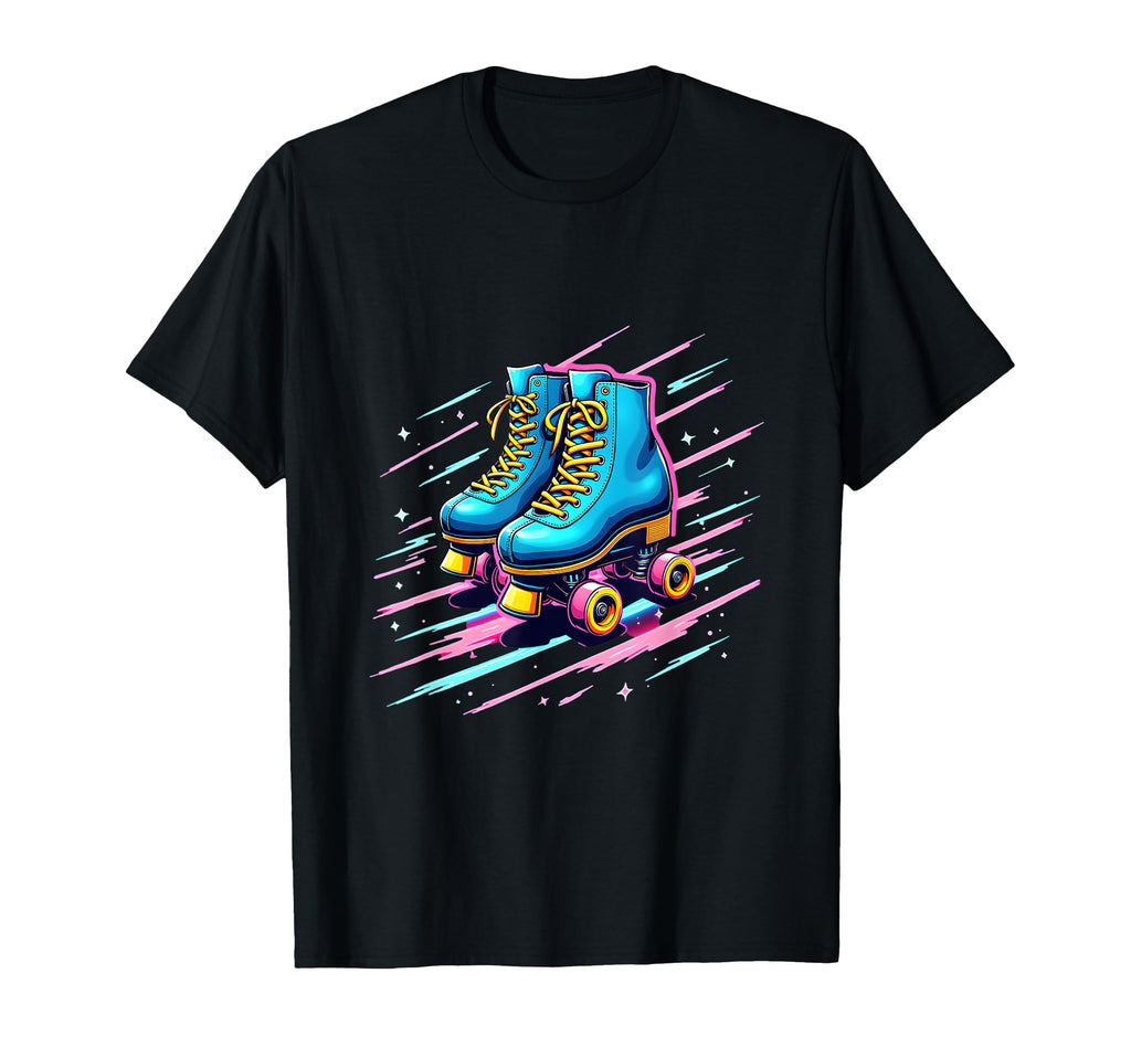 Roller Skates Roller Skating Derby Gift T-Shirt - Custom Art Print Unisex - T-Shirt, Sweatshirt, Hoodie