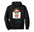 Im Soccer Player Elf Female Elf Family Hoodie - Unique Graphic Men Women - T-Shirt, Sweatshirt, Hoodie