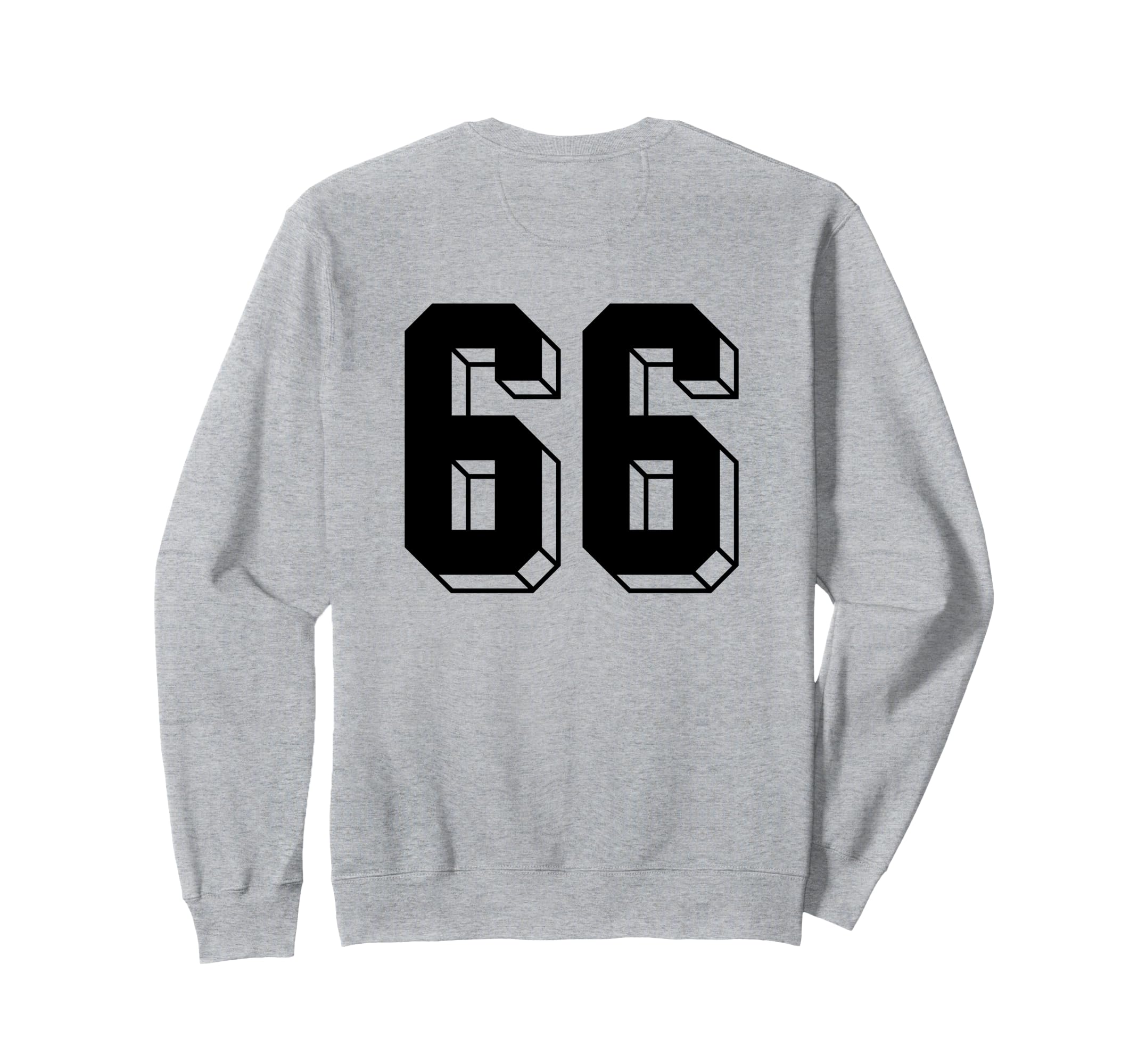 Number 66 Backside 80S 90S Team Sweatshirt - Streetwear Style Unisex - T-Shirt, Sweatshirt, Hoodie