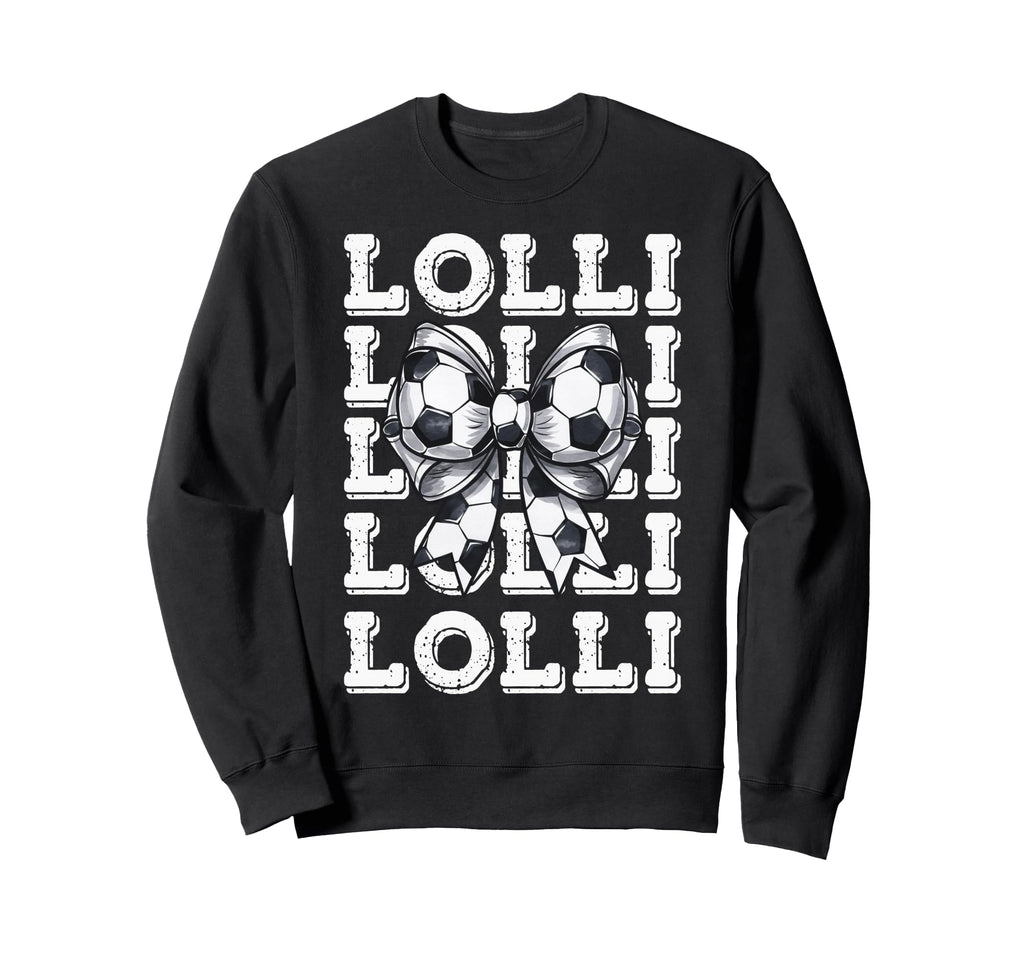 Coquette Soccer Lolli Matching Sweatshirt - Minimalist Print for Adults - T-Shirt, Sweatshirt, Hoodie