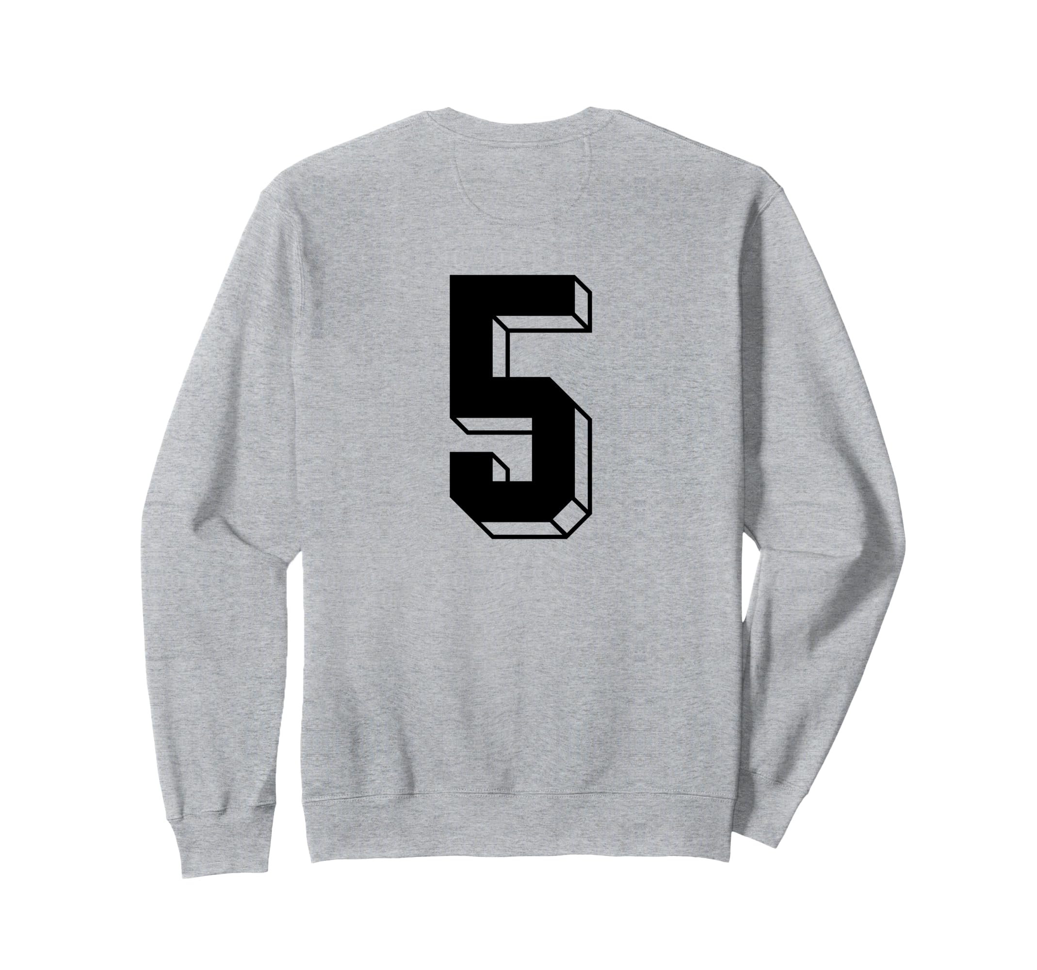 Number 5 Backside 80S 90S Team Jersey Sweatshirt - Graphic Print Unisex - T-Shirt, Sweatshirt, Hoodie