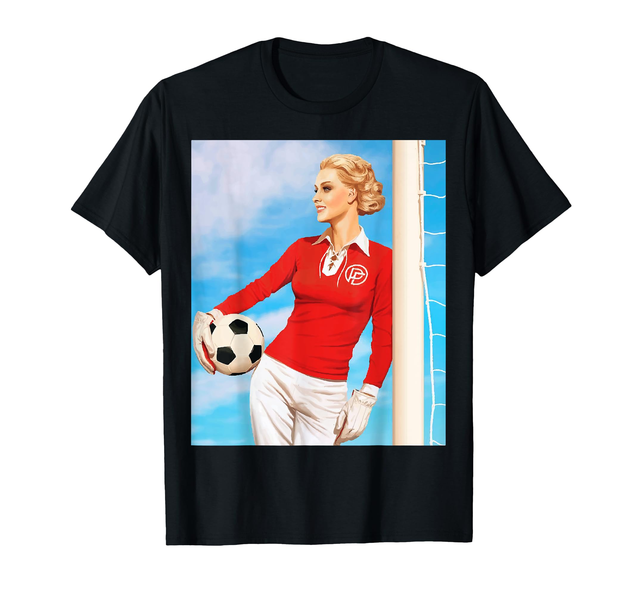 Young Goalie Soviet Goalkeeper Authentic T-Shirt - Graphic Print Unisex - T-Shirt, Sweatshirt, Hoodie