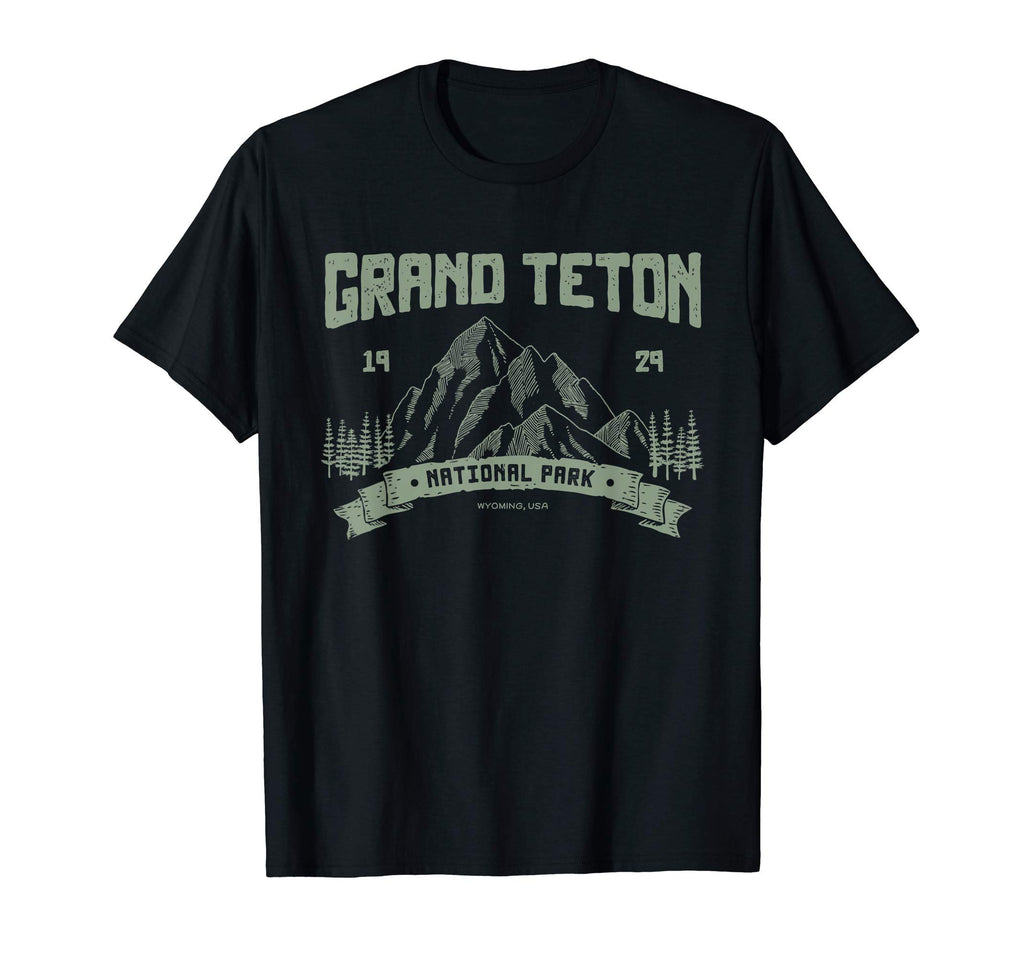 Grand Teton National Park Outdoor T-Shirt - Trendy Graphic Unisex - T-Shirt, Sweatshirt, Hoodie