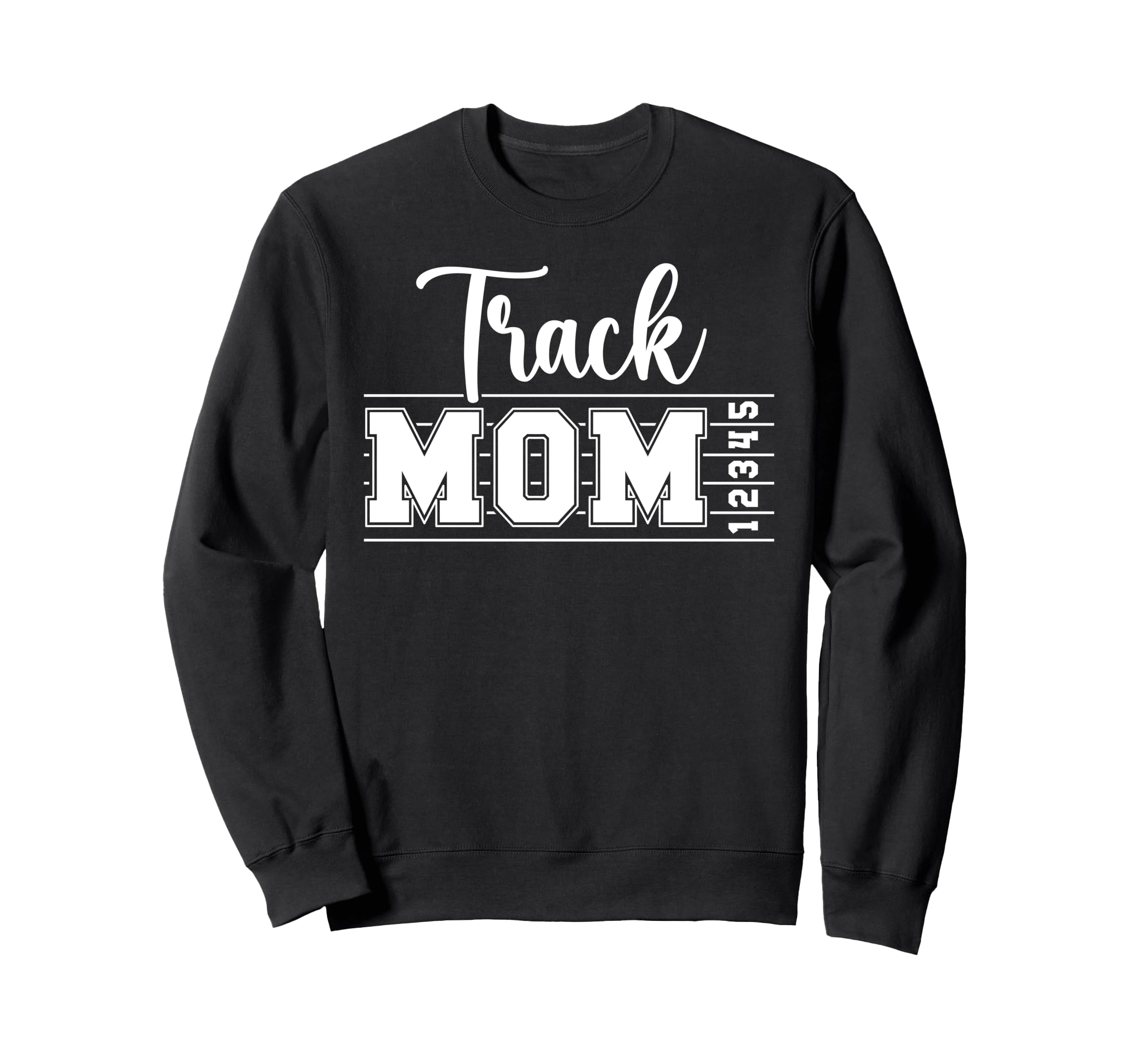 Track Mom Track And Field Athlete Mom Sweatshirt - Graphic Print Unisex - T-Shirt, Sweatshirt, Hoodie