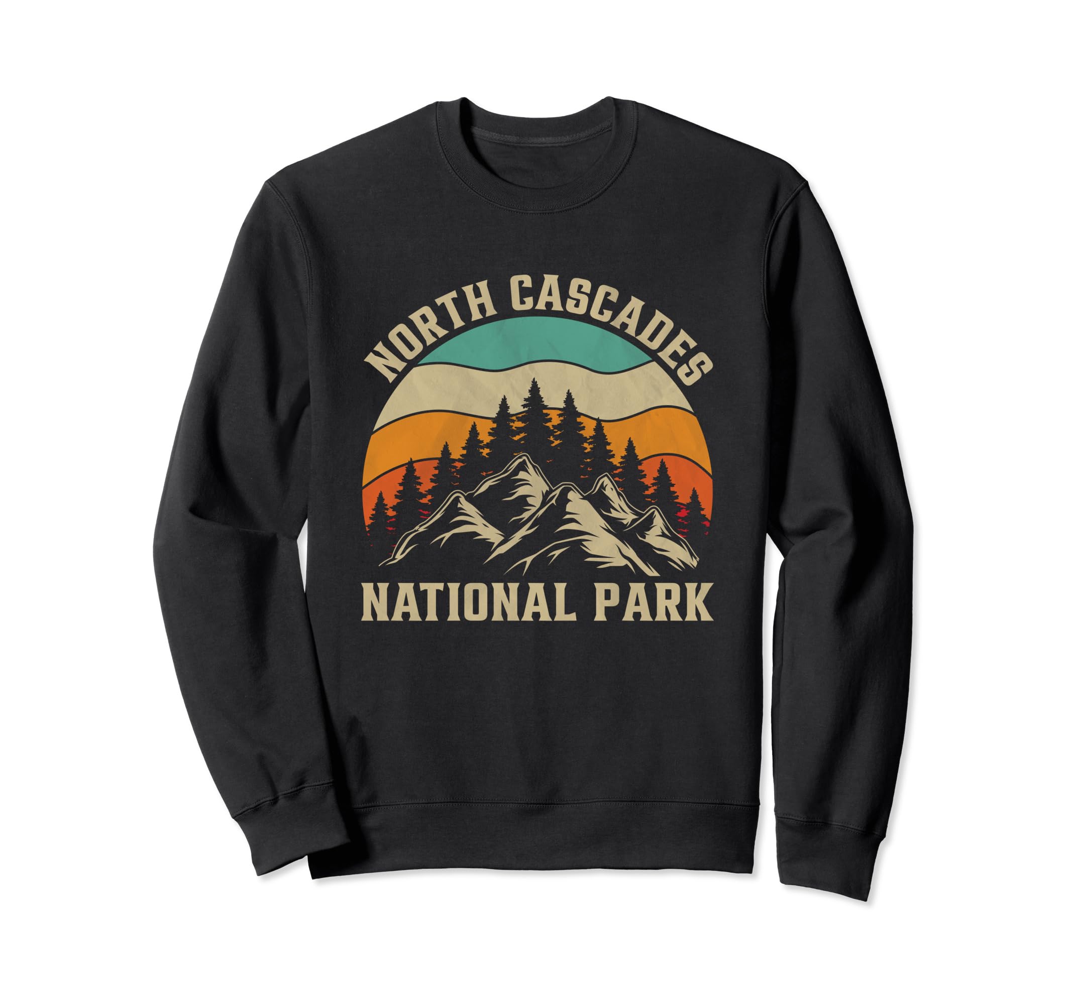 North Cascades National Park Sweatshirt - Casual Everyday Wear for Adults - T-Shirt, Sweatshirt, Hoodie