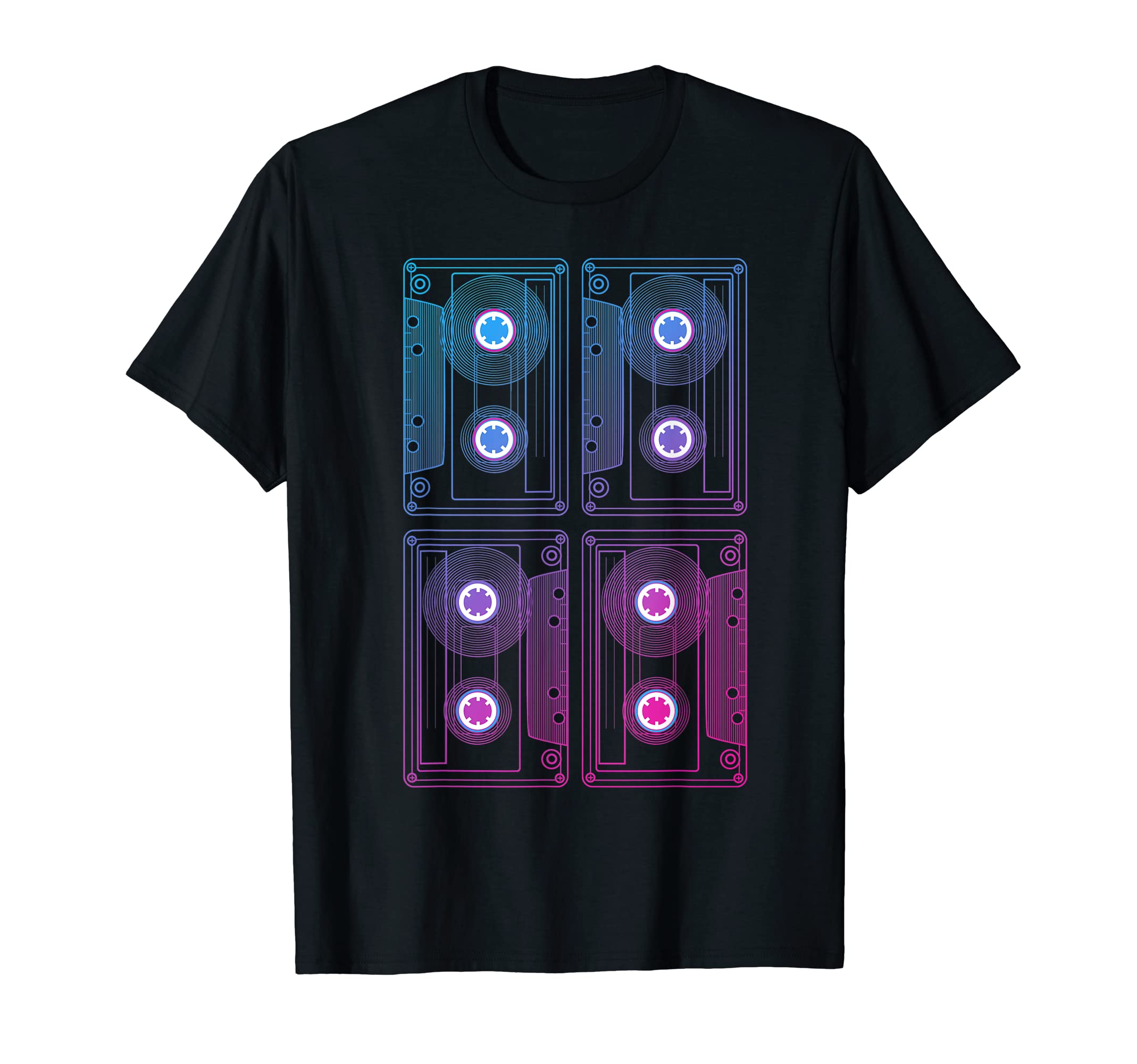 80S Vaporwave Cassette Tape Eighties T-Shirt - Graphic Print Men Women - T-Shirt, Sweatshirt, Hoodie