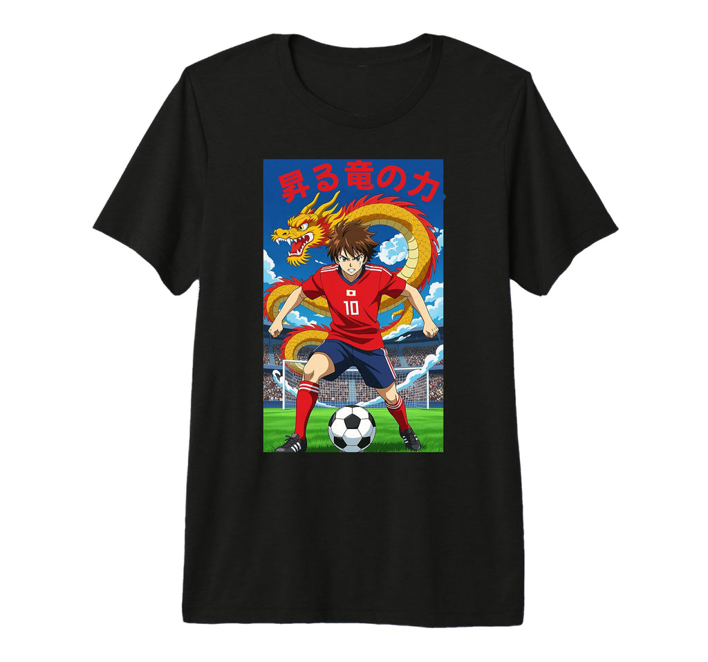 Anime Soccer Football Forward Hero Power T-Shirt - Graphic Print Men Women - T-Shirt, Sweatshirt, Hoodie