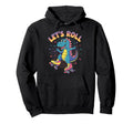 Roller Skating Party Favors Roller Skates Hoodie - Aesthetic Graphic Unisex - T-Shirt, Sweatshirt, Hoodie