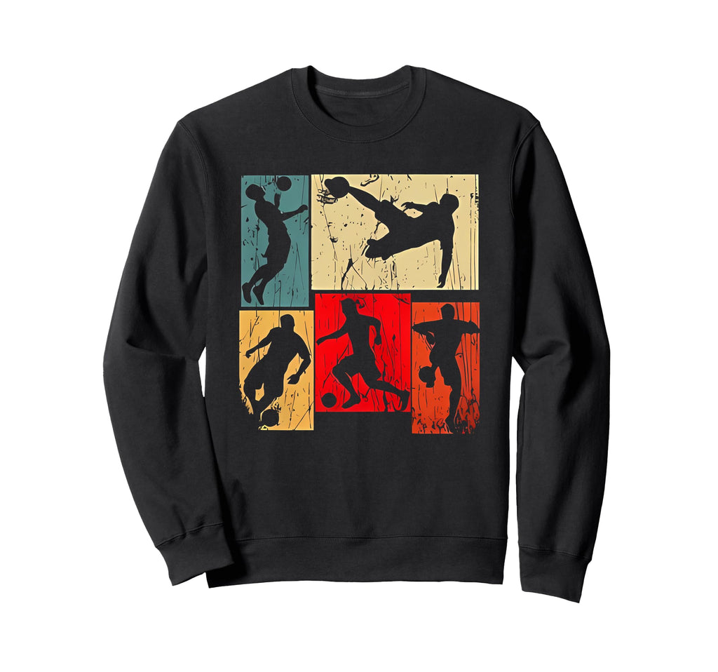 Soccer Player Motives Colored Sweatshirt - Casual Everyday Wear for Adults - T-Shirt, Sweatshirt, Hoodie