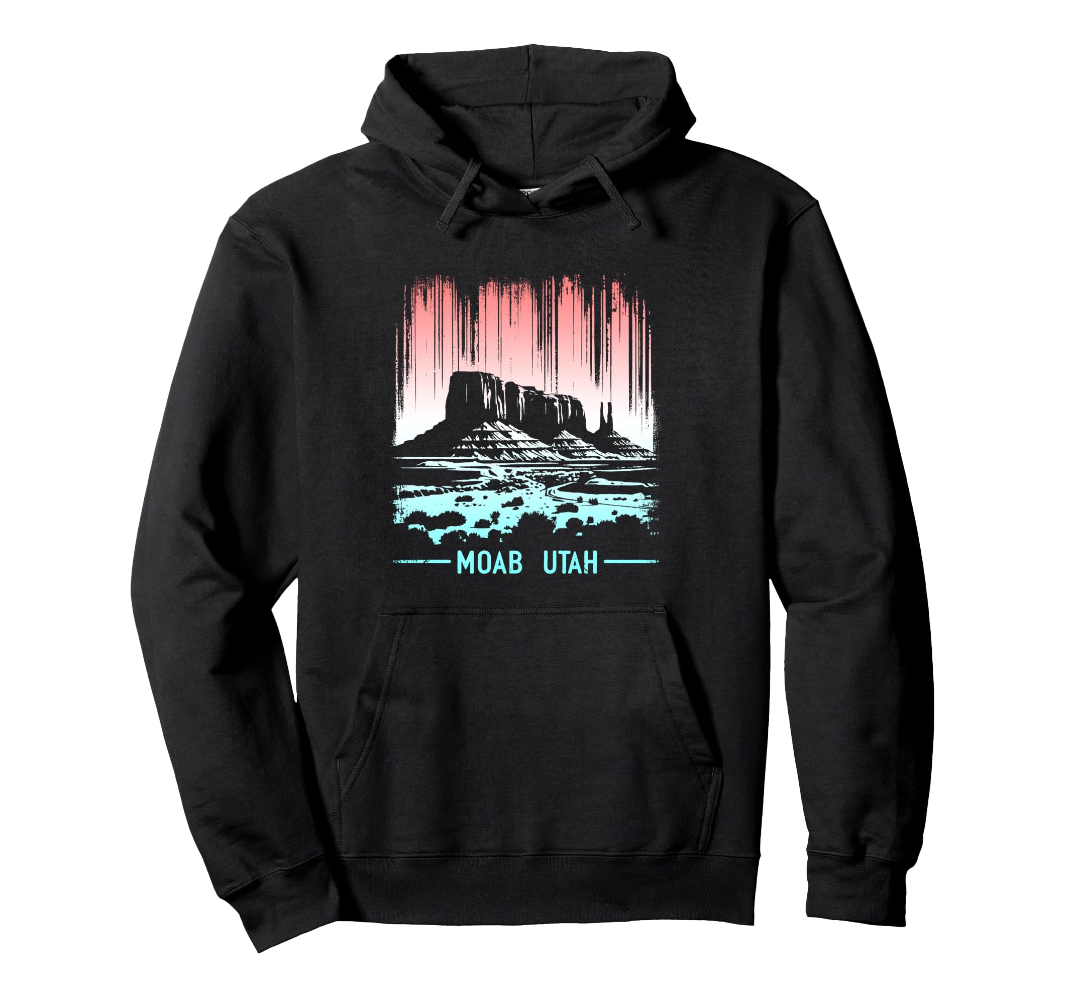 Moab Utah Usa Souvenir National Park Hoodie - Custom Art Print Men Women - T-Shirt, Sweatshirt, Hoodie