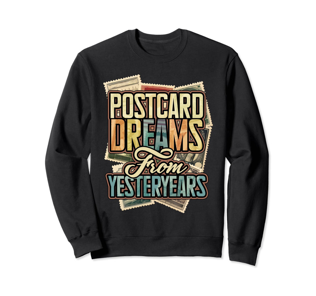 Postcard Collector Antique Sweatshirt - Aesthetic Graphic for Adults - T-Shirt, Sweatshirt, Hoodie