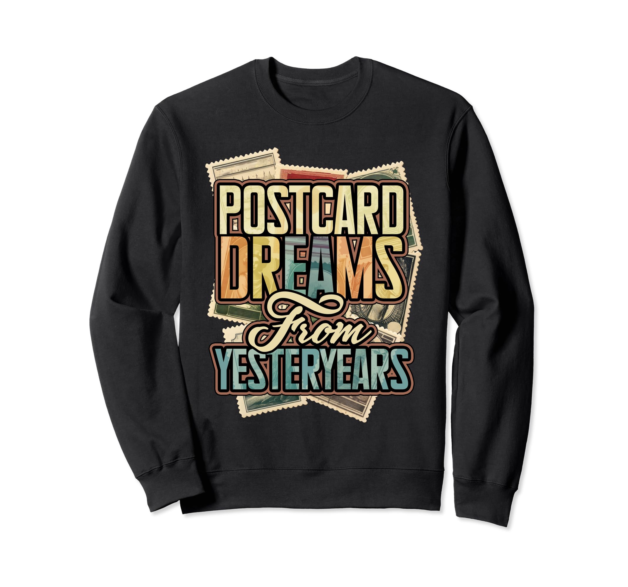 Postcard Collector Antique Sweatshirt - Aesthetic Graphic for Adults - T-Shirt, Sweatshirt, Hoodie