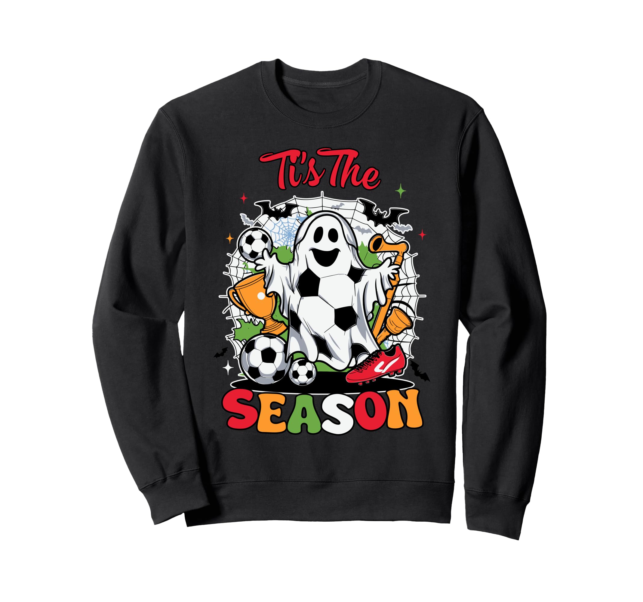 Soccer Tis Season Halloween Sweatshirt - Custom Art Print for Adults - T-Shirt, Sweatshirt, Hoodie