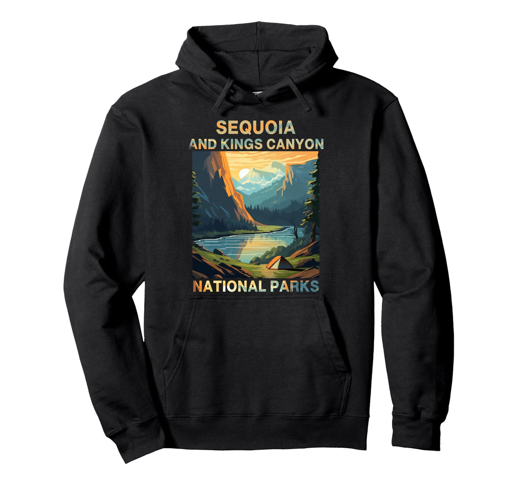 Sequoia And Kings Canyon National Parks Hoodie - Aesthetic Graphic Unisex - T-Shirt, Sweatshirt, Hoodie