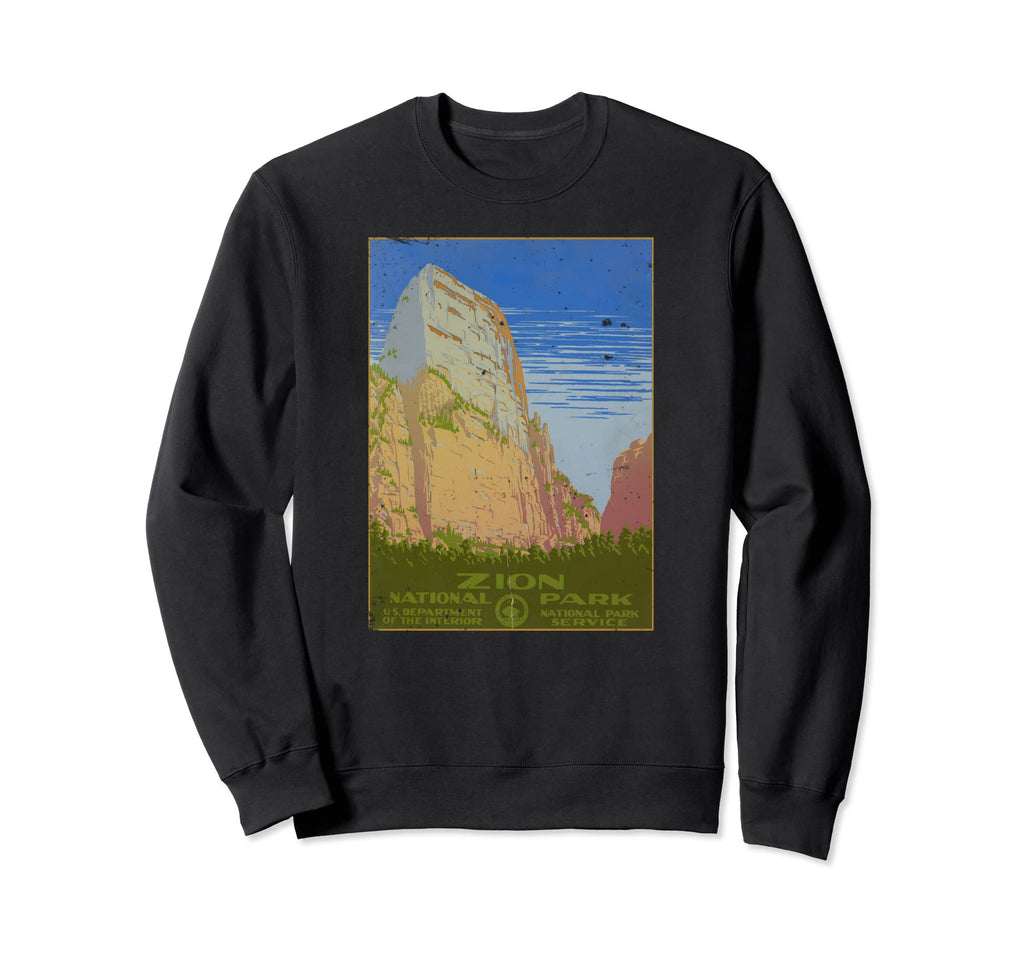Wpa Angels Landing Zion National Sweatshirt - Streetwear Style Men Women - T-Shirt, Sweatshirt, Hoodie