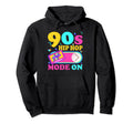 90S Hip Hop Lover Gangster Rap Old Hoodie - Fun Novelty Design Men Women - T-Shirt, Sweatshirt, Hoodie